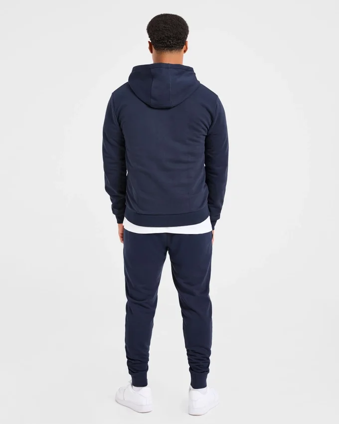 Essential lichtgewicht hoodie met rits