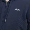 Essential lichtgewicht hoodie met rits