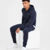 Essential lichtgewicht hoodie met rits
