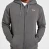 Essential lichtgewicht hoodie met rits