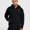 Essential lichtgewicht hoodie met rits