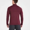 Essential naadloze pullover met 1/4 rits