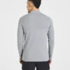 Essential naadloze pullover met 1/4 rits