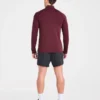 Essential naadloze pullover met 1/4 rits