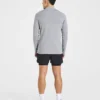 Essential naadloze pullover met 1/4 rits