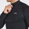 Essential naadloze pullover met 1/4 rits