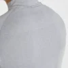 Essential naadloze pullover met 1/4 rits