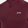 Essential naadloze pullover met 1/4 rits