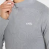 Essential naadloze pullover met 1/4 rits