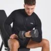 Essential naadloze pullover met 1/4 rits