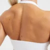 Essential naadloze sportbeha met halternek