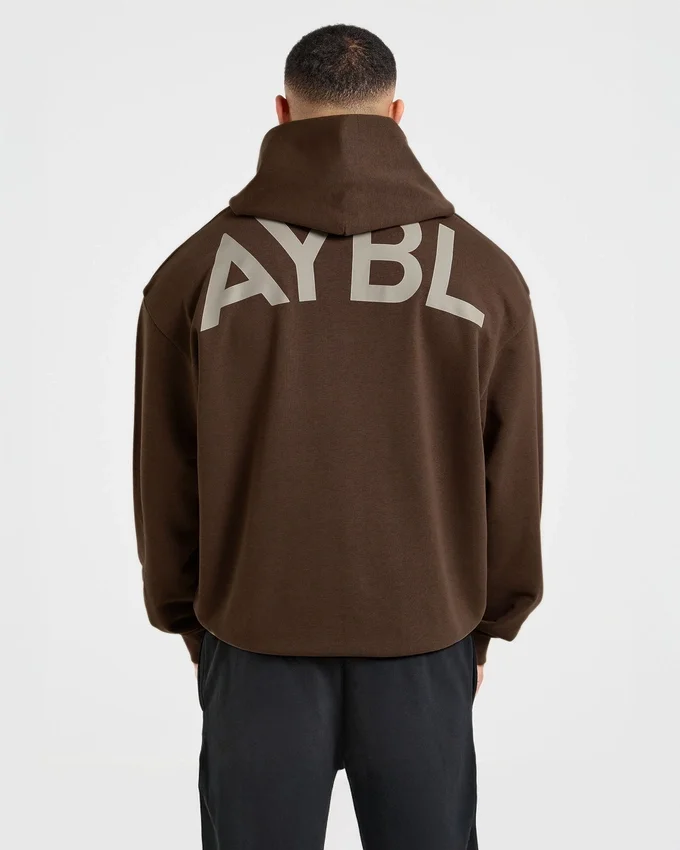 Essential oversized hoodie met print