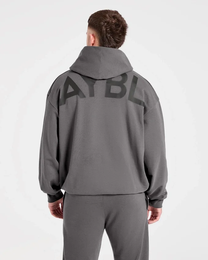 Essential oversized hoodie met print
