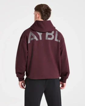 Essential oversized hoodie met print
