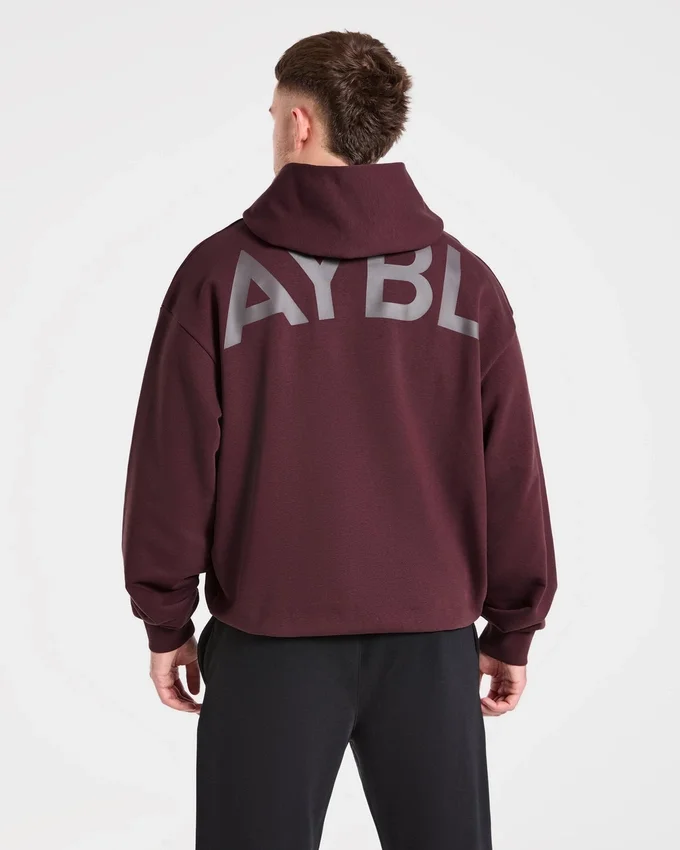 Essential oversized hoodie met print