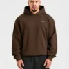 Essential oversized hoodie met print