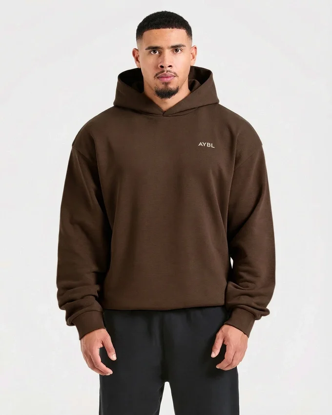 Essential oversized hoodie met print