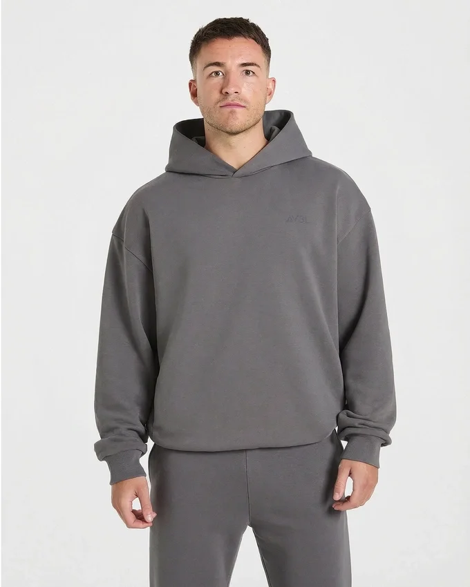 Essential oversized hoodie met print