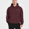 Essential oversized hoodie met print