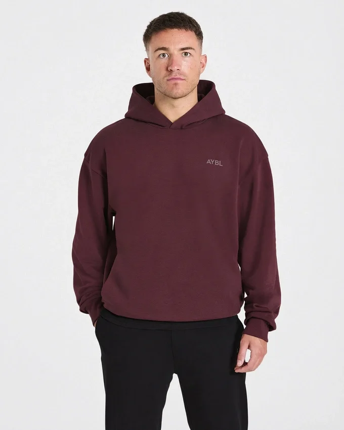 Essential oversized hoodie met print