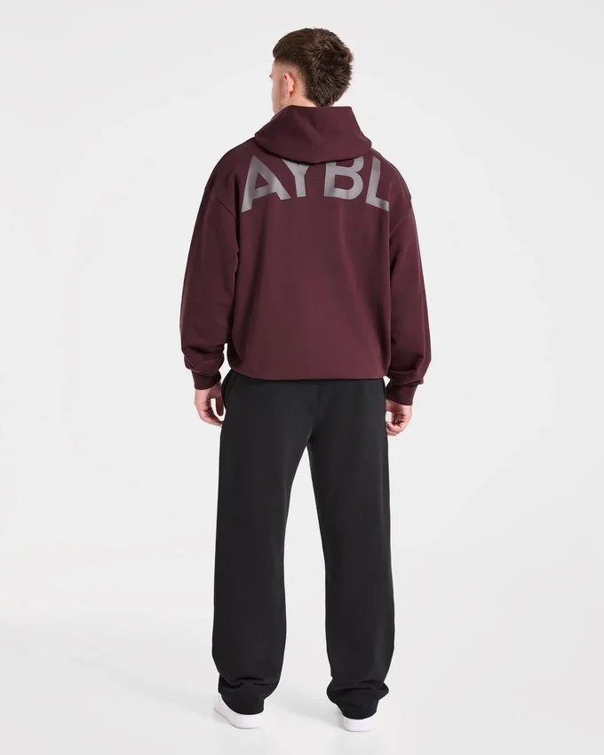 Essential oversized hoodie met print