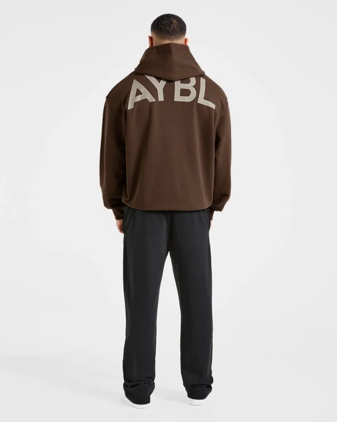 Essential oversized hoodie met print