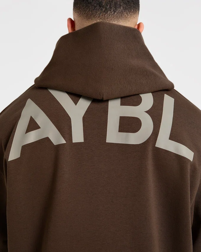 Essential oversized hoodie met print