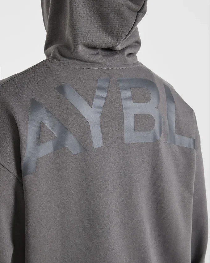 Essential oversized hoodie met print
