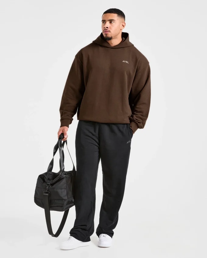 Essential oversized hoodie met print