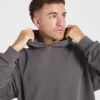 Essential oversized hoodie met print