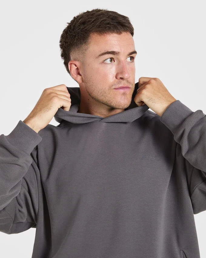 Essential oversized hoodie met print