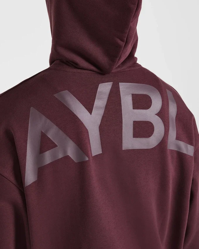Essential oversized hoodie met print