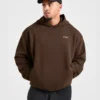 Essential oversized hoodie met print