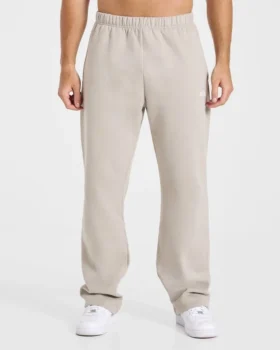 Essential oversized joggingbroek met rechte pijpen