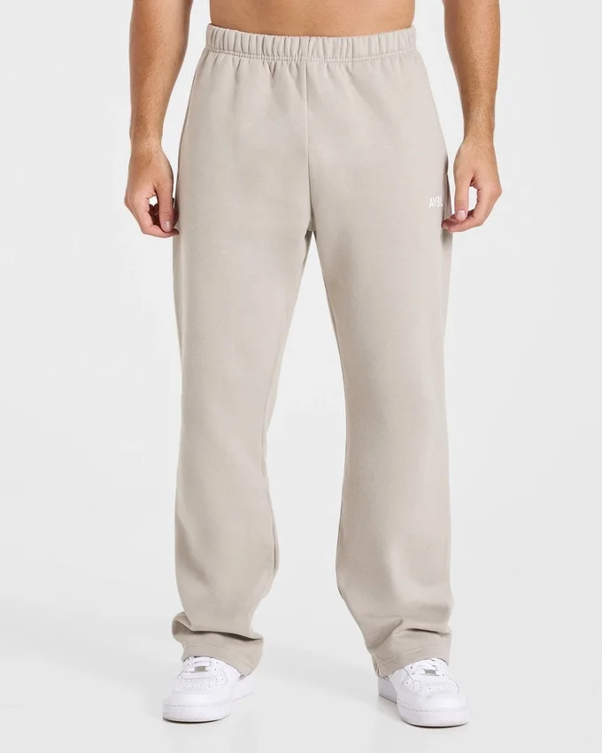 Essential oversized joggingbroek met rechte pijpen