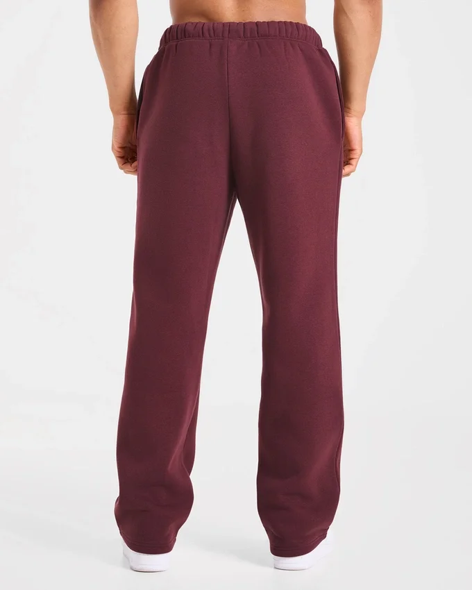Essential oversized joggingbroek met rechte pijpen