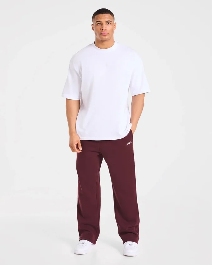 Essential oversized joggingbroek met rechte pijpen