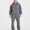 Essential oversized joggingbroek met rechte pijpen