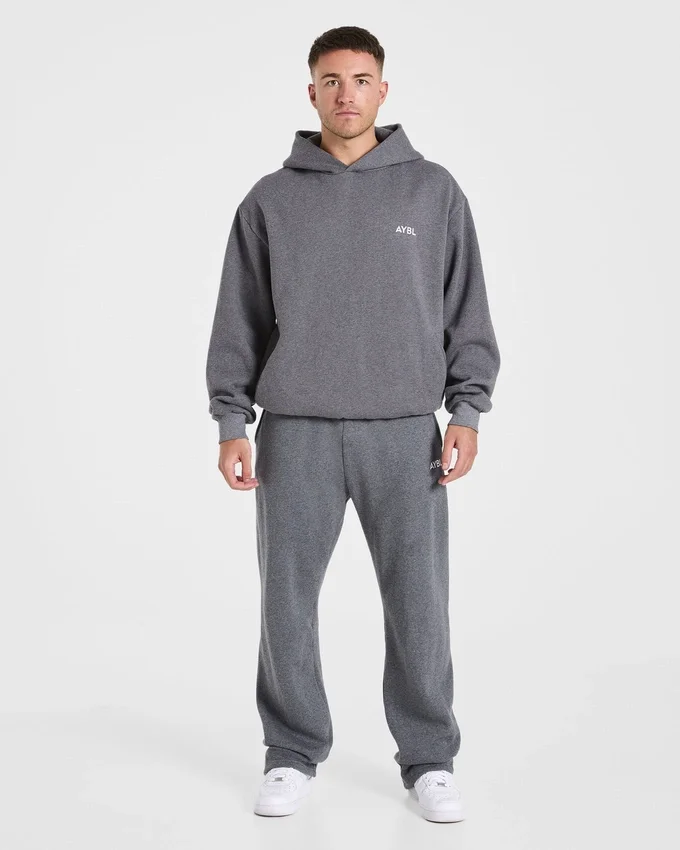 Essential oversized joggingbroek met rechte pijpen