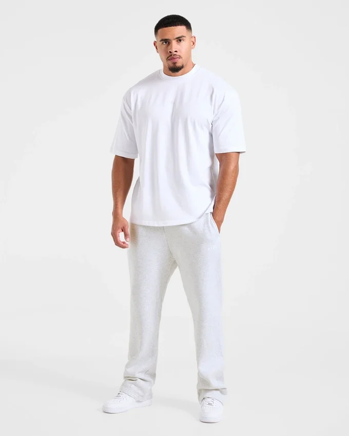 Essential oversized joggingbroek met rechte pijpen