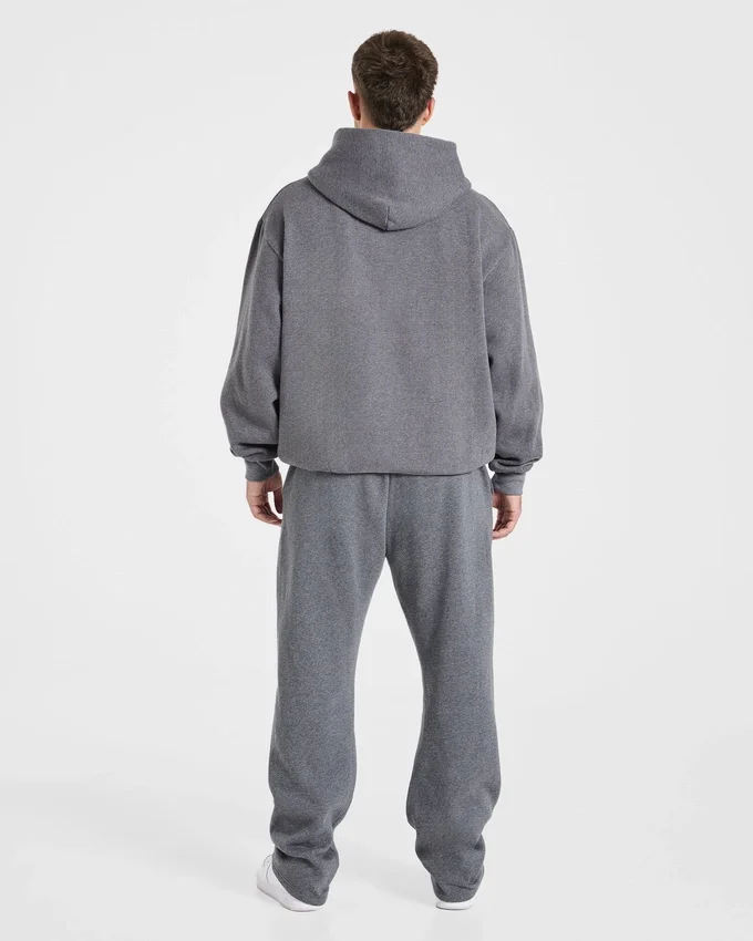 Essential oversized joggingbroek met rechte pijpen