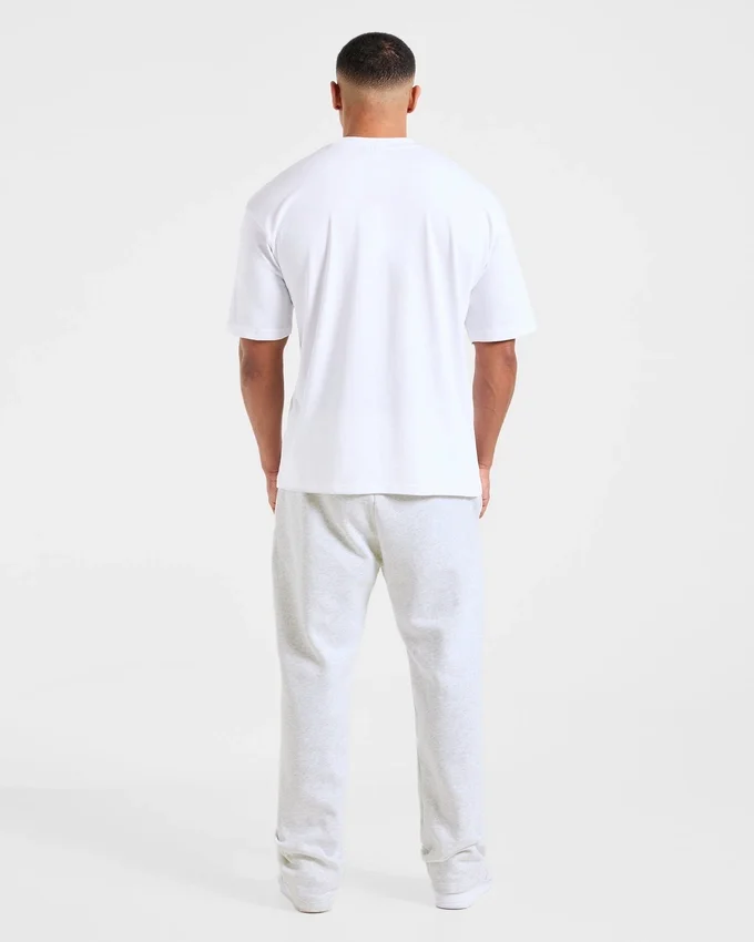 Essential oversized joggingbroek met rechte pijpen