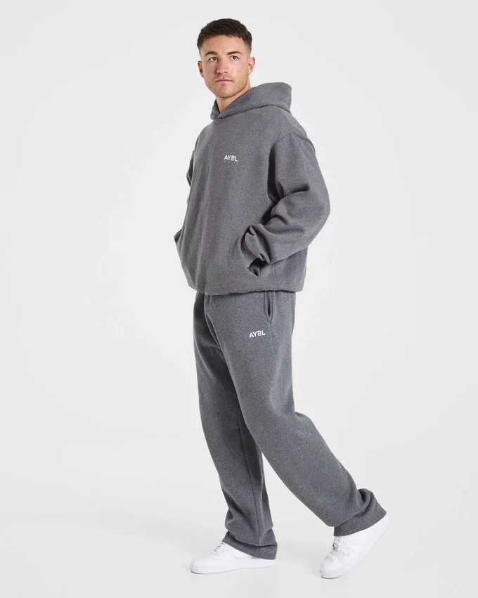 Essential oversized joggingbroek met rechte pijpen