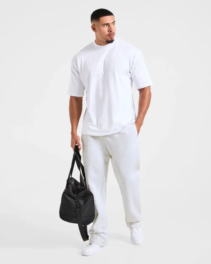Essential oversized joggingbroek met rechte pijpen