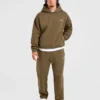 Essential oversized joggingbroek met rechte pijpen