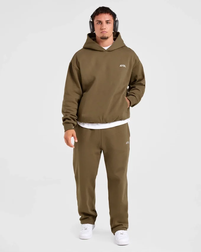 Essential oversized joggingbroek met rechte pijpen