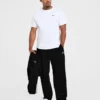 Essential oversized joggingbroek met rechte pijpen
