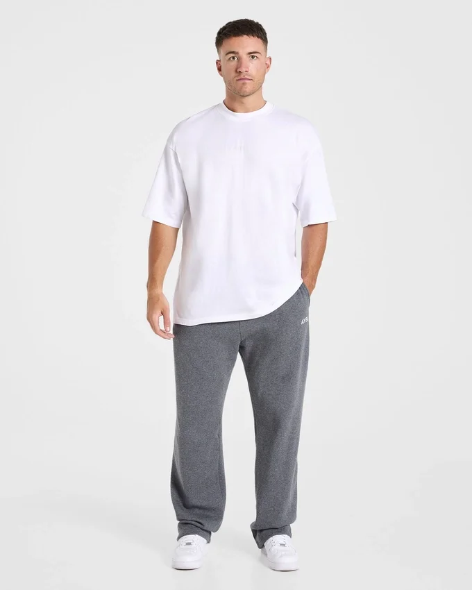 Essential oversized joggingbroek met rechte pijpen