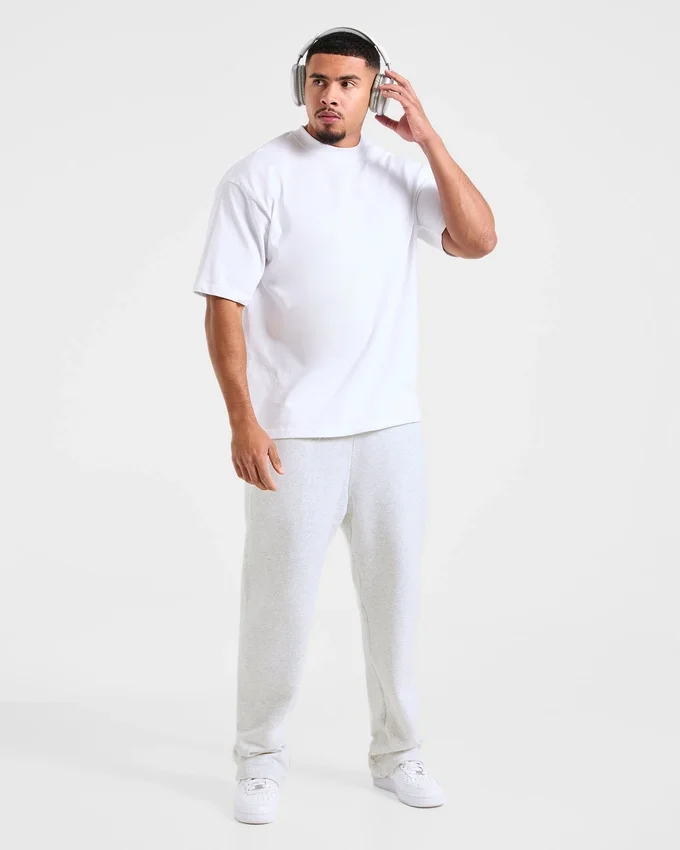 Essential oversized joggingbroek met rechte pijpen