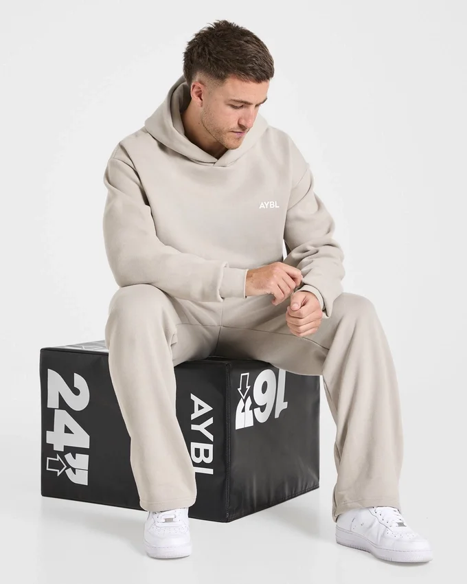 Essential oversized joggingbroek met rechte pijpen